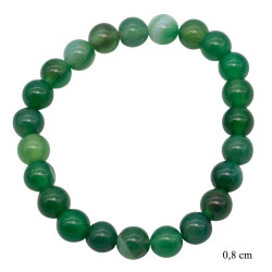 Bransoletka [ Agat Zielony ] - MF39351AZ