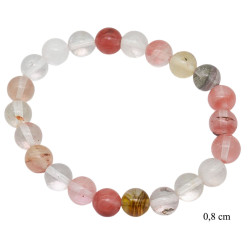 Bransoletka [ Turmalin Arbuzowy ] - MF39351TA