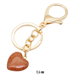 Brelok serce [piasek pustyni] - FM11249-B