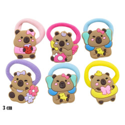 Gumki do włosów - kapibara - MF39503-2