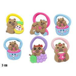 Gumki do włosów - kapibara - MF39503-1