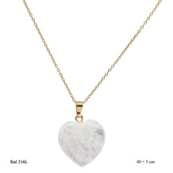 Naszyjnik Merebilo Stal 316L - Biały - MF375548710