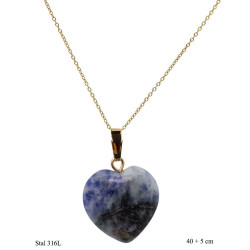 Naszyjnik Merebilo Stal 316L - Sodalit - MF37554874