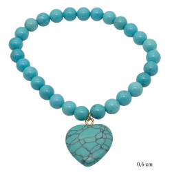 Bransoletka Kamień "Turkus" - MF32478DS