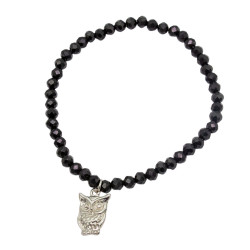 Bransoletka kryształ [sowa] - MFM10599-A