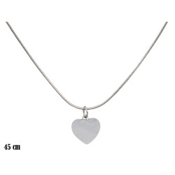 Naszyjnik Xuping rodowany [serce] - MF36821-XB