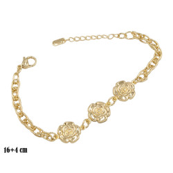 Bransoletka CM miedź pozłacana 14k - MF39615