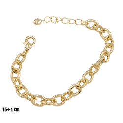 Bransoletka CM miedź pozłacana 14k - MF39634