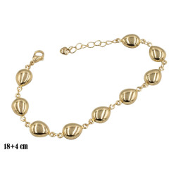 Bransoletka CM miedź pozłacana 14k - MF39621