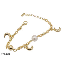 Bransoletka CM miedź pozłacana 14k - MF39603