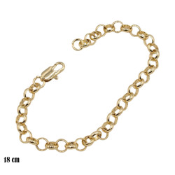 Bransoletka CM miedź pozłacana 14k - MF39618