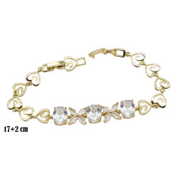 Bransoletka CM miedź pozłacana 14k - MF39463