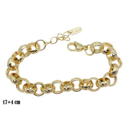 Bransoletka CM miedź pozłacana 14k - MF39640