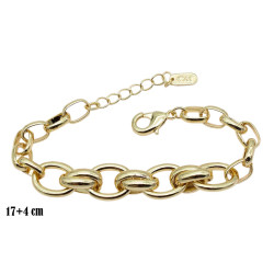 Bransoletka CM miedź pozłacana 14k - MF39498