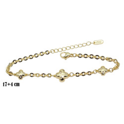 Bransoletka CM miedź pozłacana 14k - MF39604