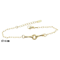 Bransoletka CM miedź pozłacana 14k - MF39616