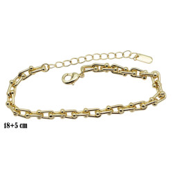 Bransoletka CM miedź pozłacana 14k - MF39529