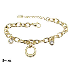 Bransoletka CM miedź pozłacana 14k - MF39462