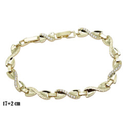 Bransoletka CM miedź pozłacana 14k - MF39556