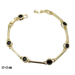 Bransoletka CM miedź pozłacana 14k - MF39555