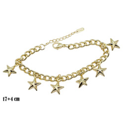 Bransoletka CM miedź pozłacana 14k - MF39520