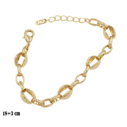 Bransoletka CM miedź pozłacana 14k - MF39515