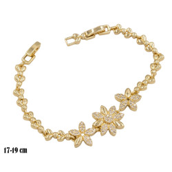 Bransoletka CM miedź pozłacana 14k - MF39496