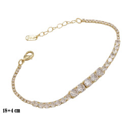 Bransoletka CM miedź pozłacana 14k - MF39452