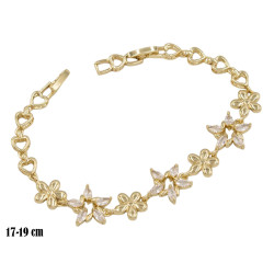 Bransoletka CM miedź pozłacana 14k - MF39497