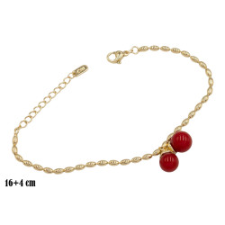 Bransoletka CM miedź pozłacana 14k - MF39585