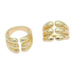 Pierścionek CM miedź pozłacana 14k - MF39570