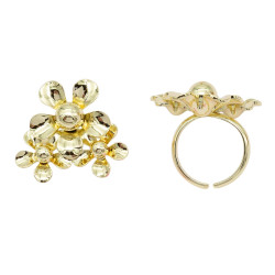 Pierścionek CM miedź pozłacana 14k - MF39663