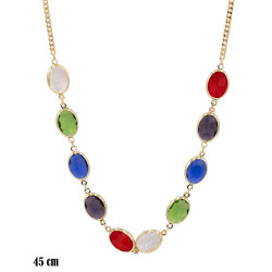 Naszyjnik CM miedź pozłacany 14k - MF38926