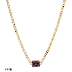 Naszyjnik CM miedź pozłacany 14k - MF38941