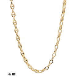 Naszyjnik CM miedź pozłacany 14k - MF38928