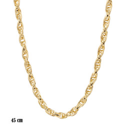 Naszyjnik CM miedź pozłacany 14k - MF39280