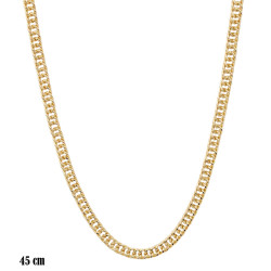 Naszyjnik CM miedź pozłacany 14k - MF39294