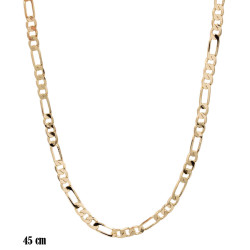 Naszyjnik CM miedź pozłacany 14k - MF39649