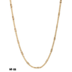 Naszyjnik CM miedź pozłacany 14k - MF39278