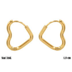 Kolczyki Stal 316L - MF39513A