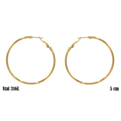 Kolczyki Stal 316L - MF39512B