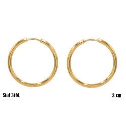 Kolczyki Stal 316L - MF39511