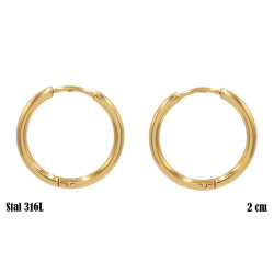 Kolczyki Stal 316L - MF39508C