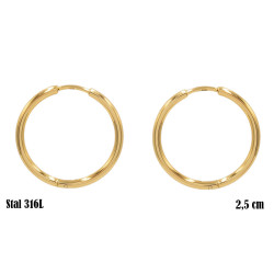 Kolczyki Stal 316L - MF39508D