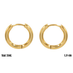 Kolczyki Stal 316L - MF39509B