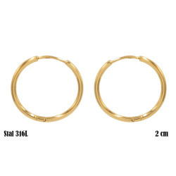 Kolczyki Stal 316L - MF39506D