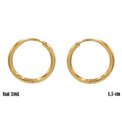 Kolczyki Stal 316L - MF39506B