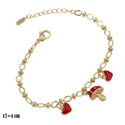 Bransoletka CM miedź pozłacana 14k - MF38911