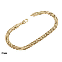 Bransoletka CM miedź pozłacana 14k - MF39322