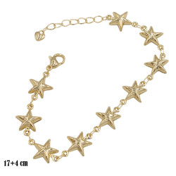 Bransoletka CM miedź pozłacana 14k - MF39256